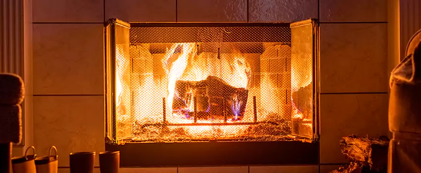 Mendota Hearth Landscape Fireplace Installation in Burlington, Kentucky