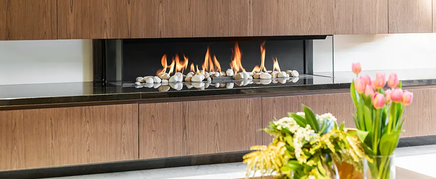Double-height Fireplace Design Refurbishment in Burlington, Kentucky